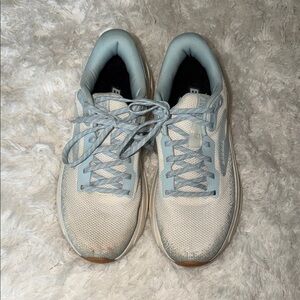 Brooks Athletic Shoes in Light Blue and White